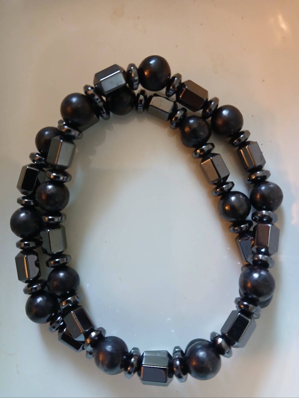 POWER health MAGNETIC bead Stretch bracelets (2)